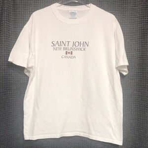 Saint John New Brunswick Canada White T-Shirt